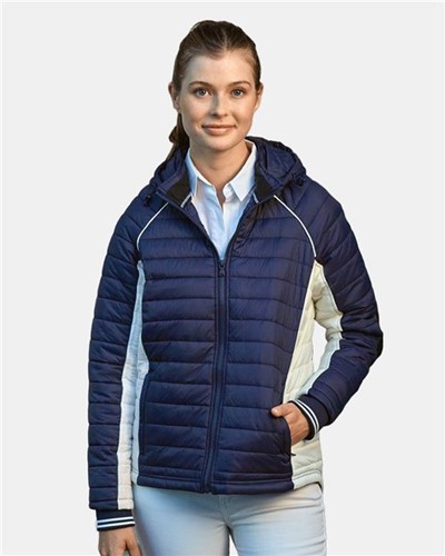 Nautica - Women's Nautical Mile Hooded Puffer Jacket