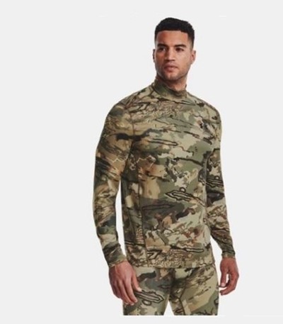 ColdGear Infrared Camo Mock Mens Long Sleeve