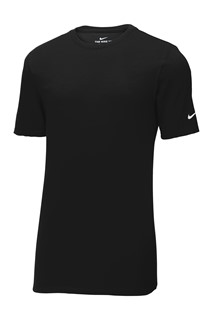 Nike Black Dri-Fit Cotton/Poly Tee 3XL w/Round Logo