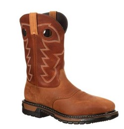 ROCKY ORIGINAL RIDE STEEL TOE WATERPROOF WESTERN BOOT