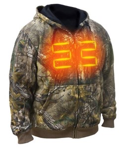 DEWALT Men's Heated REALTREE EDGE&reg; Camouflage Hoodie Sweatshirt Kitted