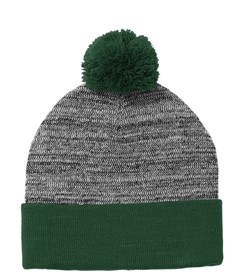 Sport-Tek &reg; Heather Pom Pom Beanie